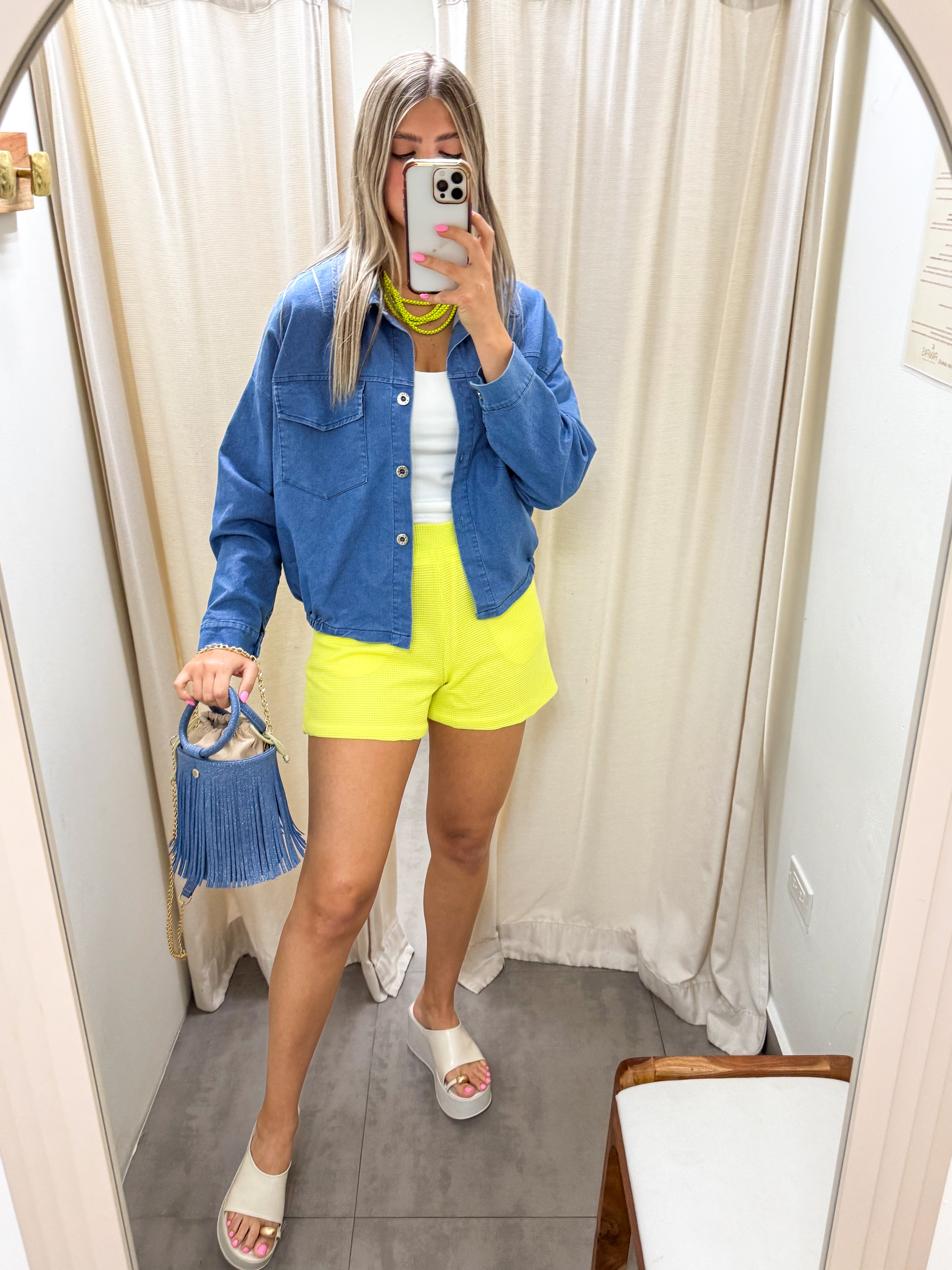 LIGHT DENIM ONE SIZE JACKET