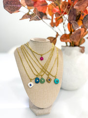 SEMIPRECIOUS DELICATE NECKLACES