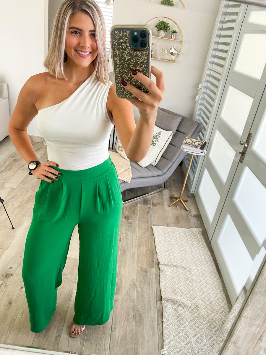 KELLY GREEN PALAZZOS