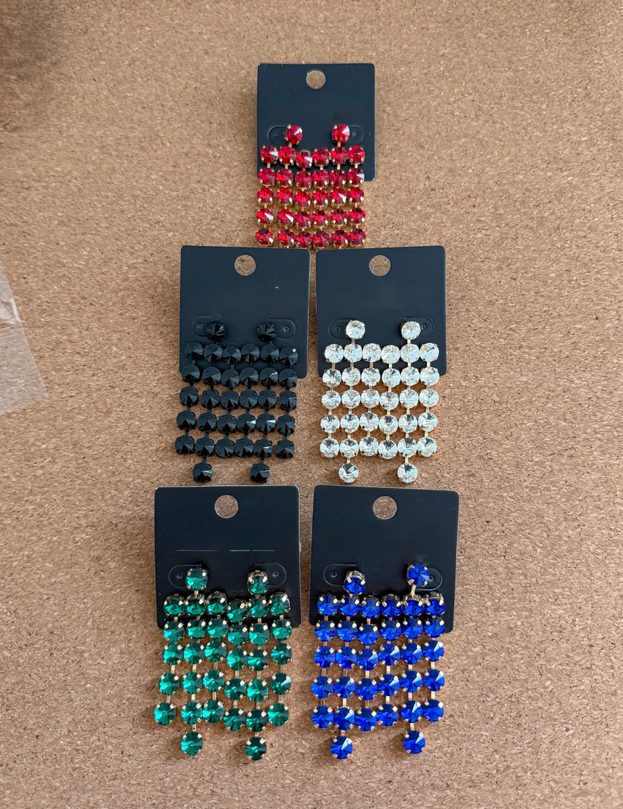 FANCY RHINESTONES EARRINGS