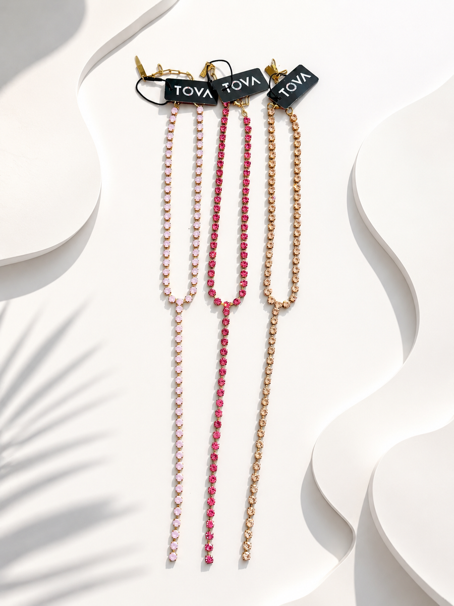 BABY L.A. NECKLACES IN PINK TONES
