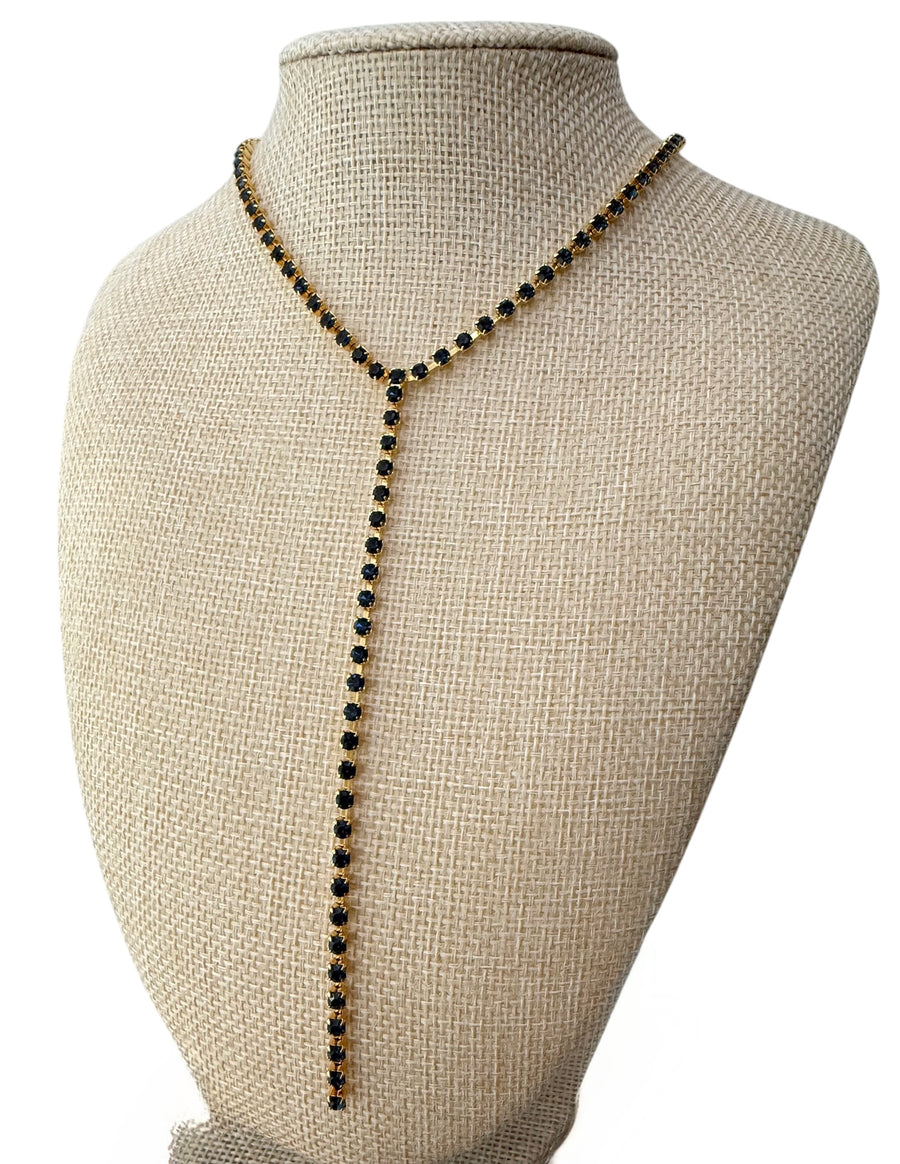 KASSANDRA NECKLACE IN NAVY