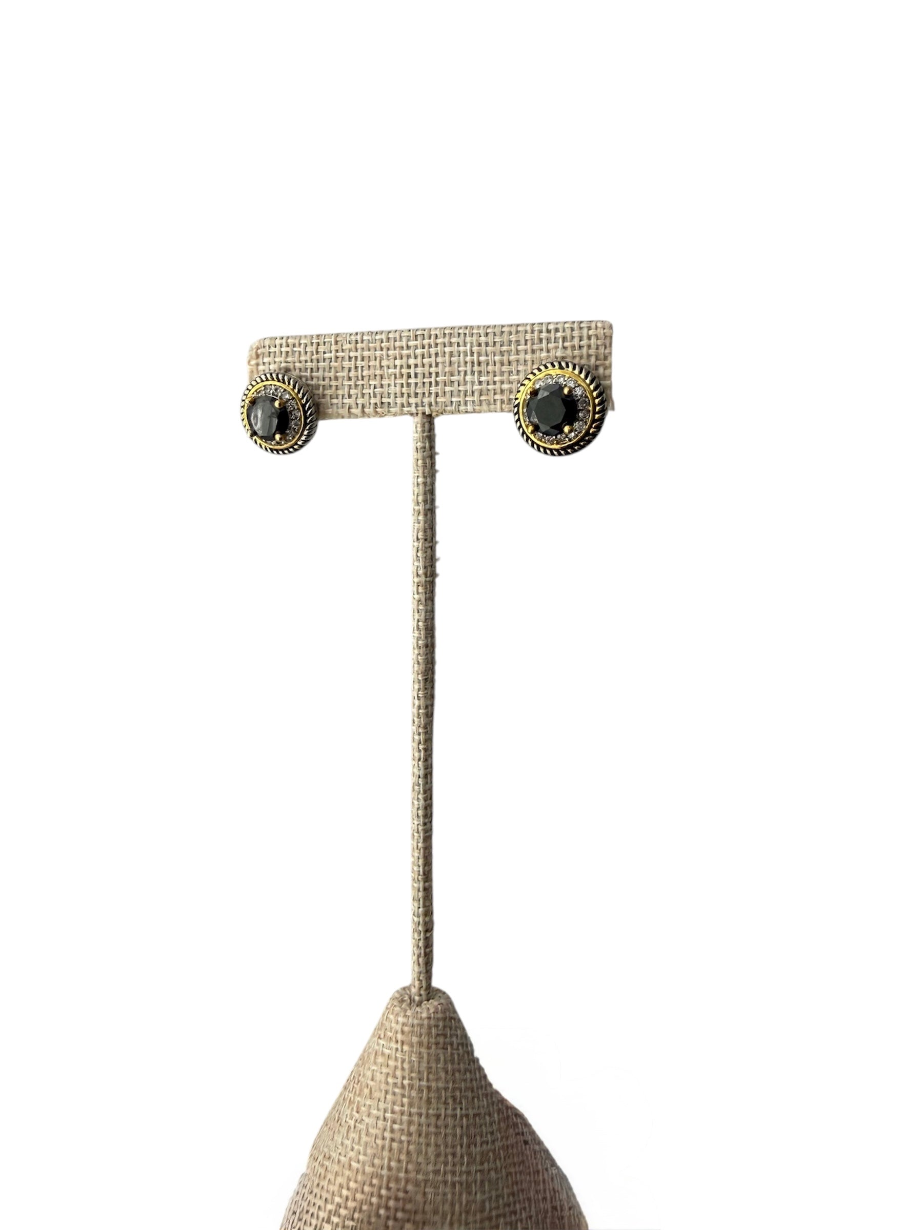 THREE COLOR ZIRCONIA EARRING