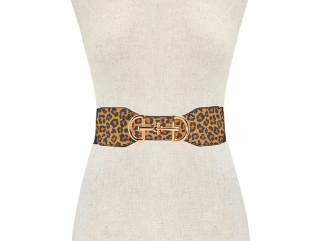 LEOPARD PRINT ELASTIC BELT