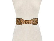 LEOPARD PRINT ELASTIC BELT