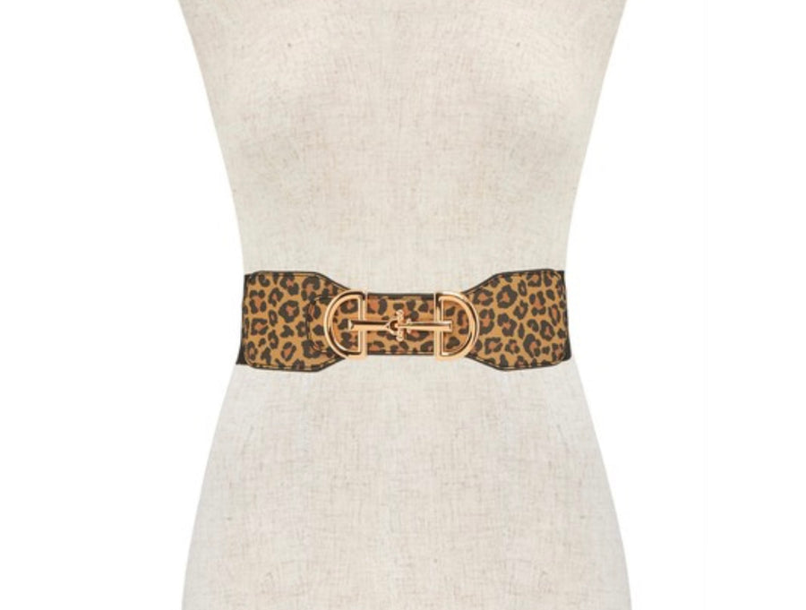 LEOPARD PRINT ELASTIC BELT