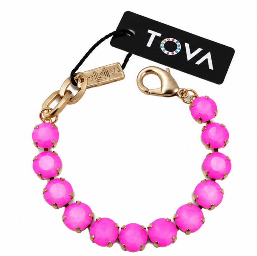IZZY BRACELET IN ELECTRIC PINK IGNITE FROST