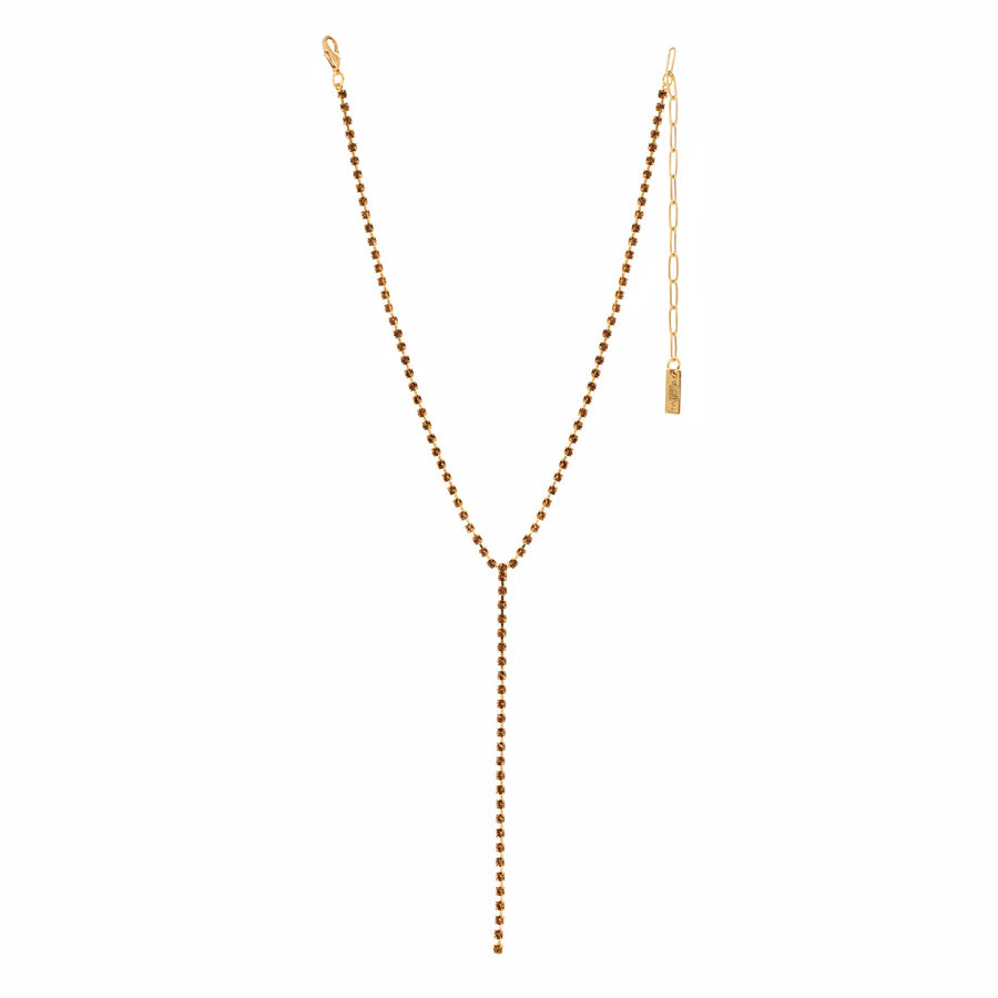 KASSANDRA NECKLACE IN SMOKED TOPAZ