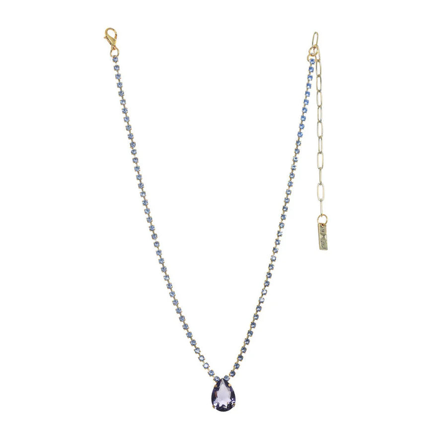 MILLI NECKLACE IN TANZANITE/LIGHT SAPPHIRE