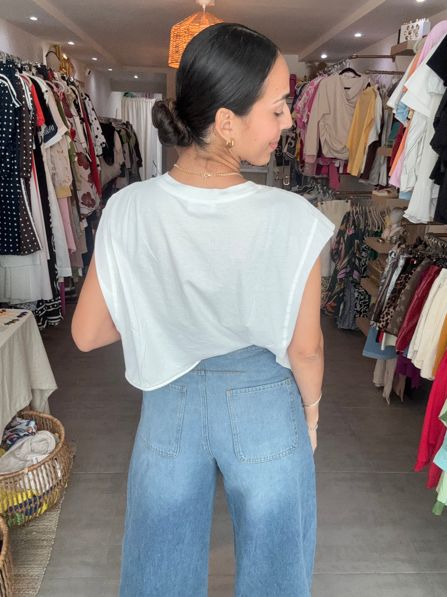 CROP TOP WHITE