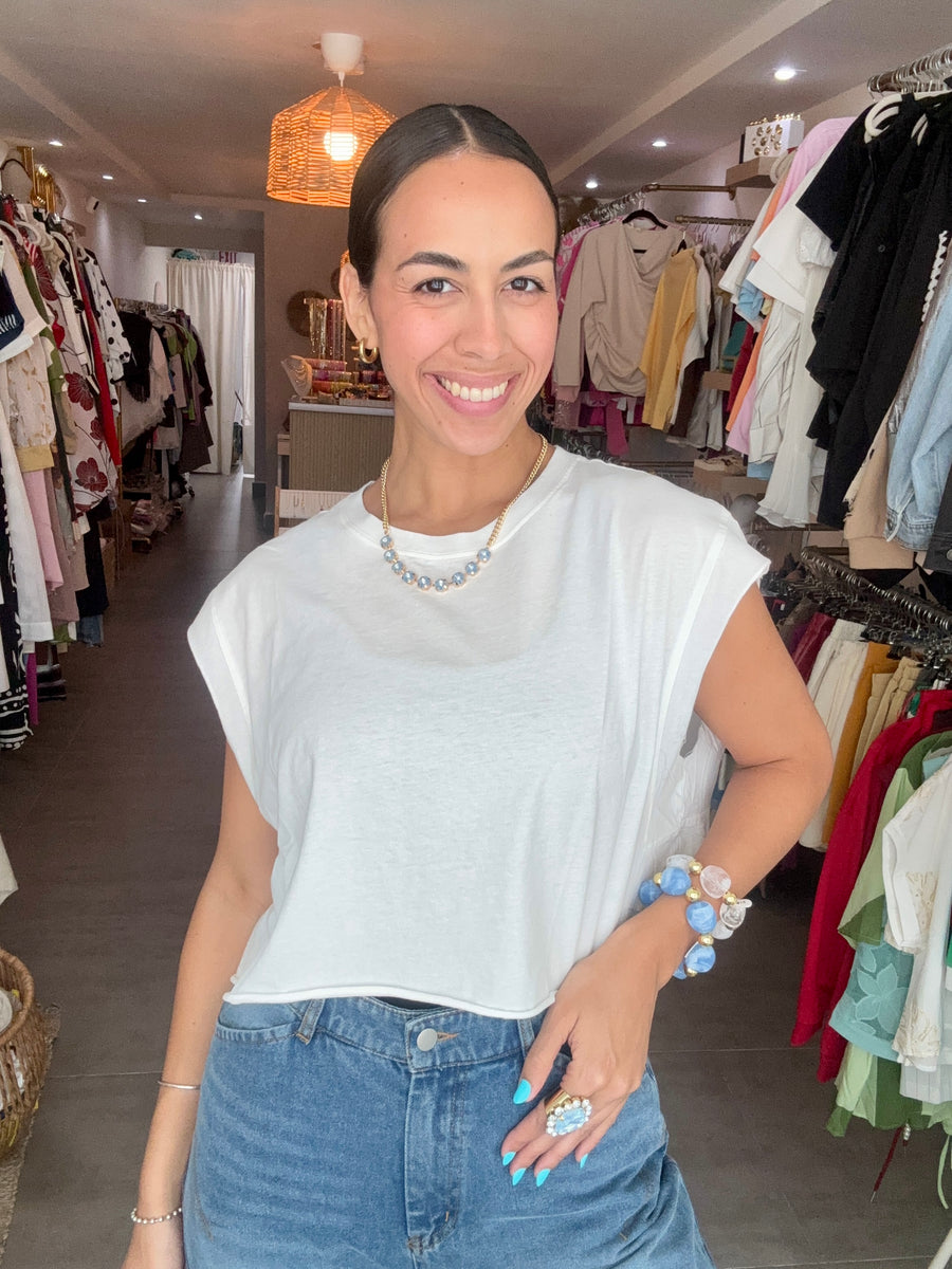 CROP TOP WHITE