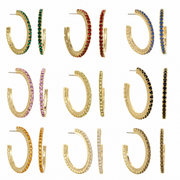 SLIM HOOP EARRINGS