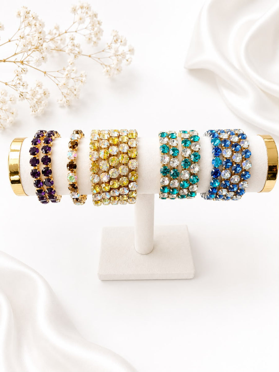 SWAROVSKI  ELASTIC BRACELET