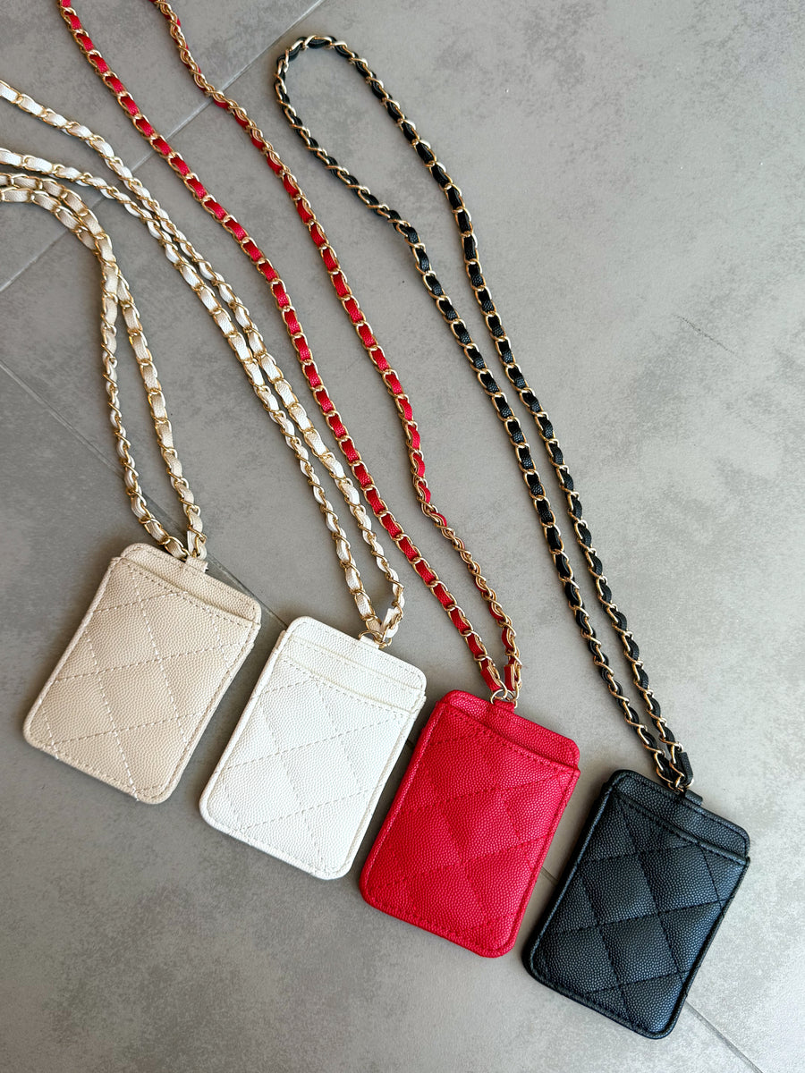 CARD HOLDER NECKLACE