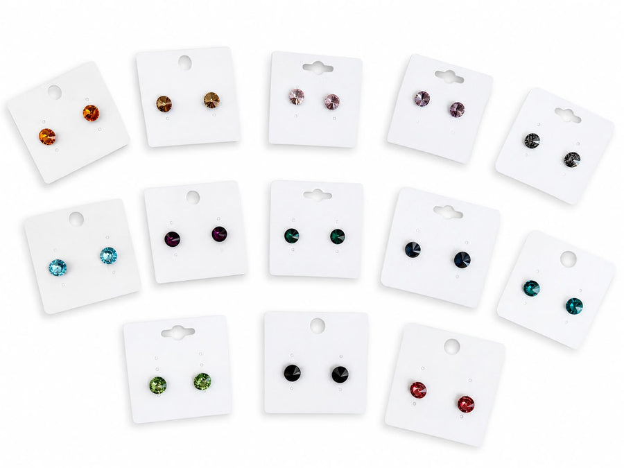 CRYSTAL STUD EARRINGS