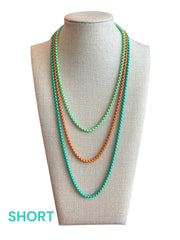 PASTEL COLORS 3- LAYER NECKLACE COLLAB