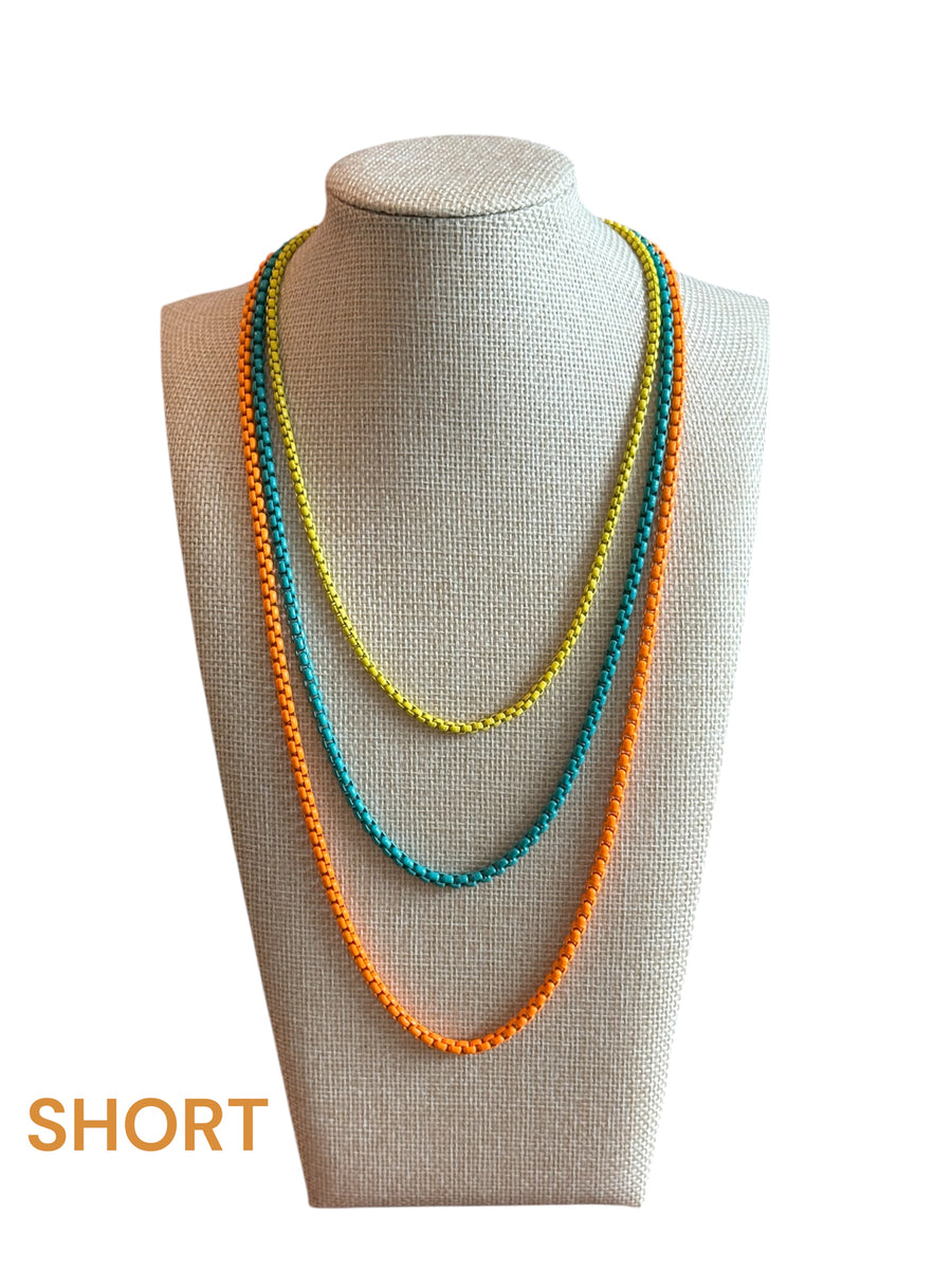 PASTEL COLORS 3-LAYER NECKLACE COLLAB