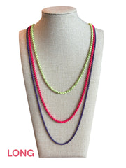 PASTEL COLORS 3-LAYER NECKLACE COLLAB