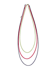 PASTEL COLORS 3-LAYER NECKLACE COLLAB