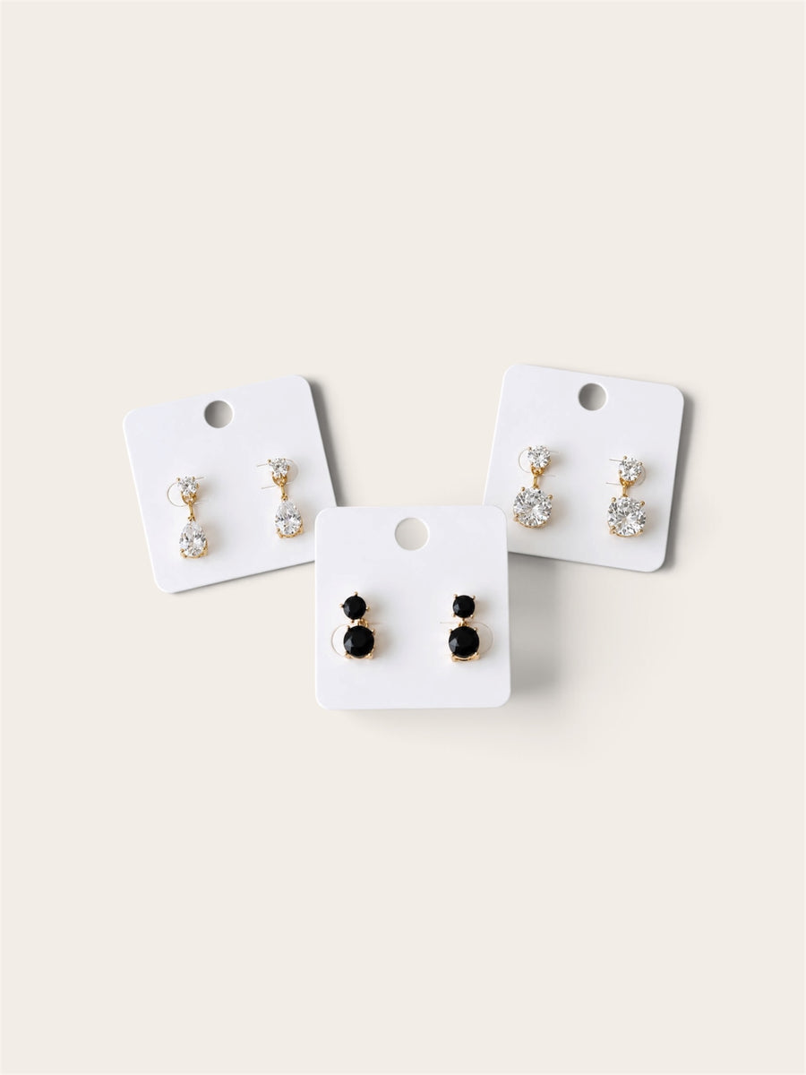 ZIRCONIA DROP EARRINGS