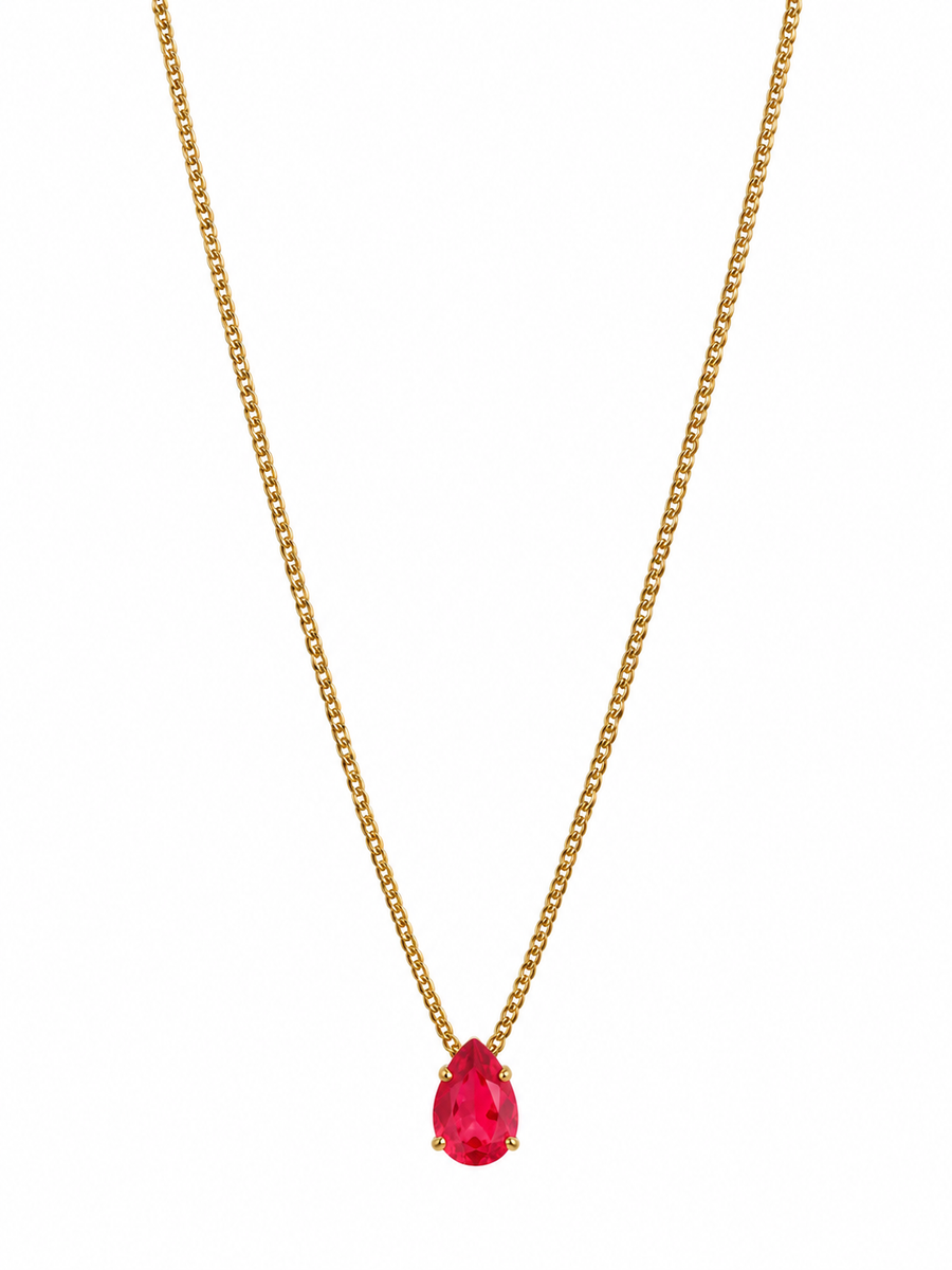LUMI NECKLACE IN ELECTRIC PINK SUMMER