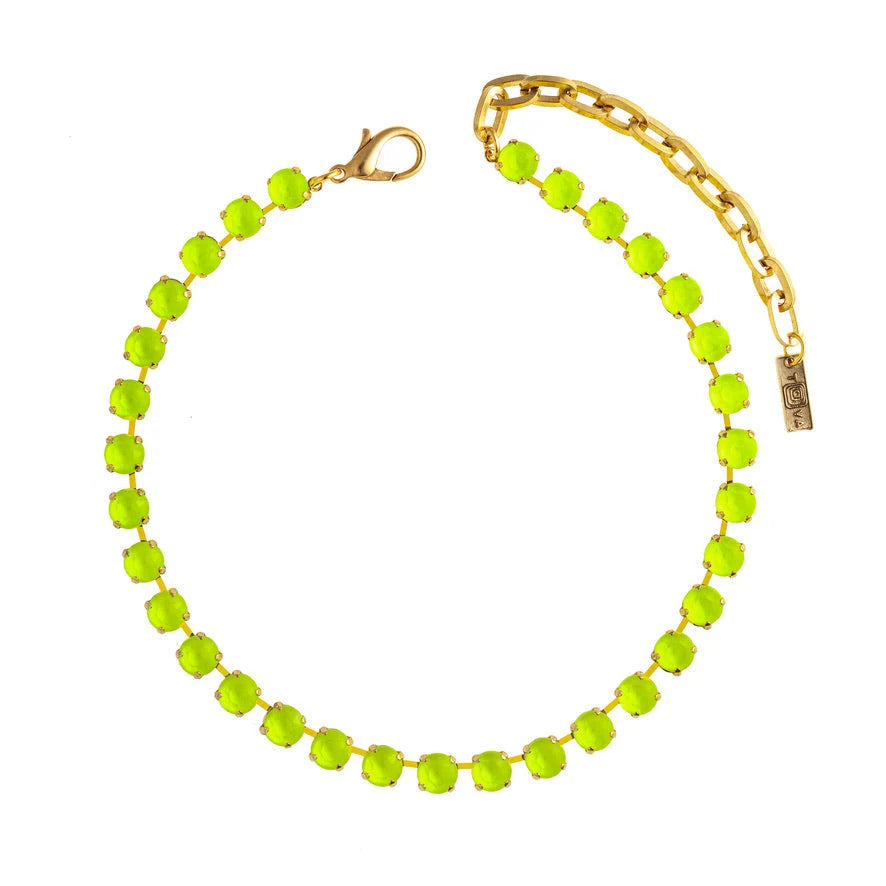 OAKLAND NECKLACE IN ELECTRIC YELLOW