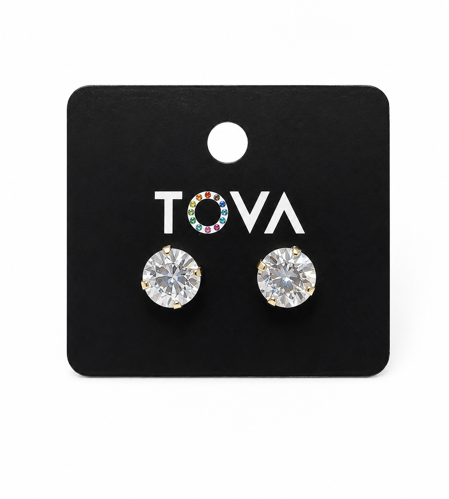 TRENTLEY CLEAR EARRING