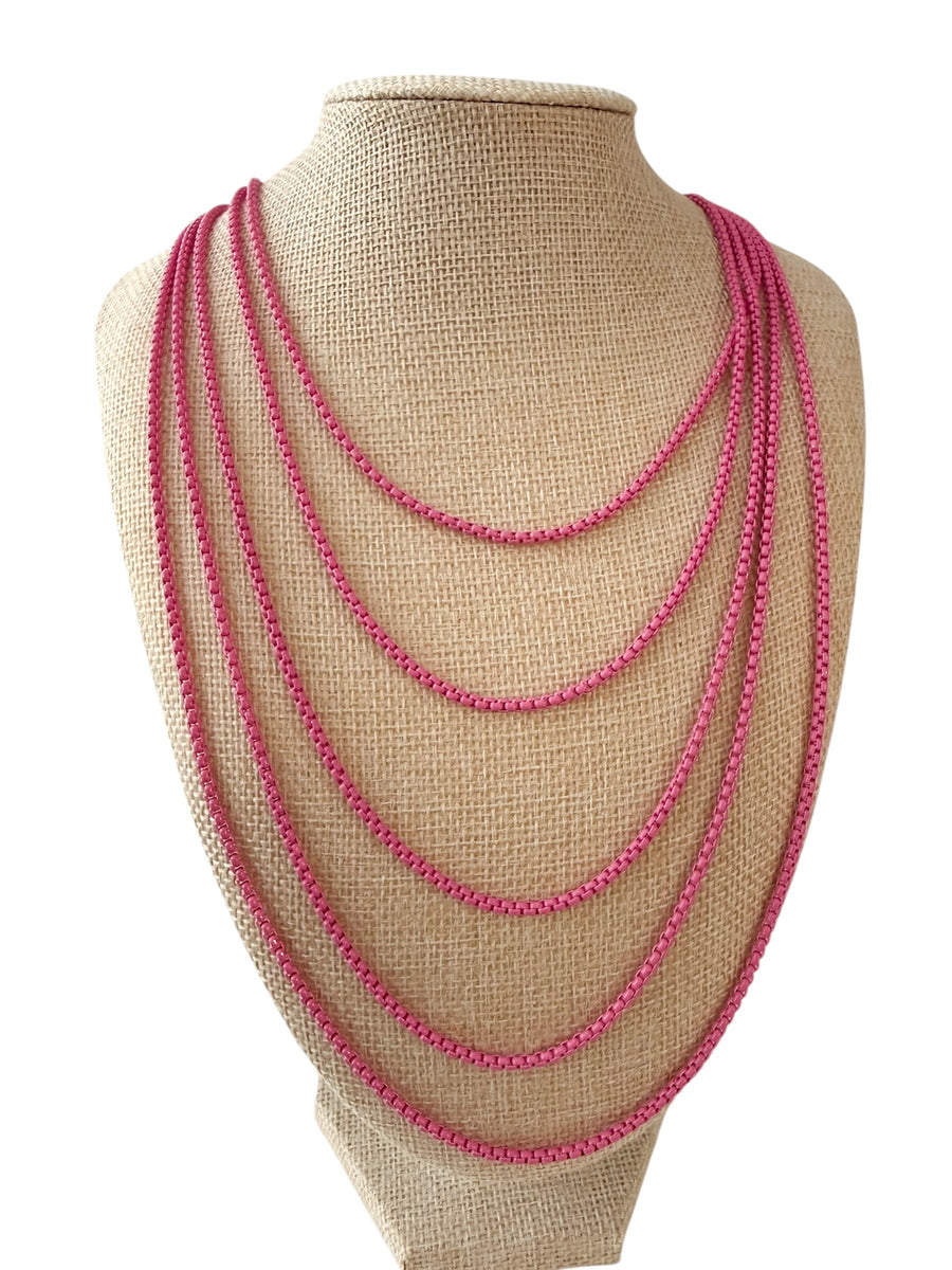 PINK LAYERED NECKLACE COLLAB