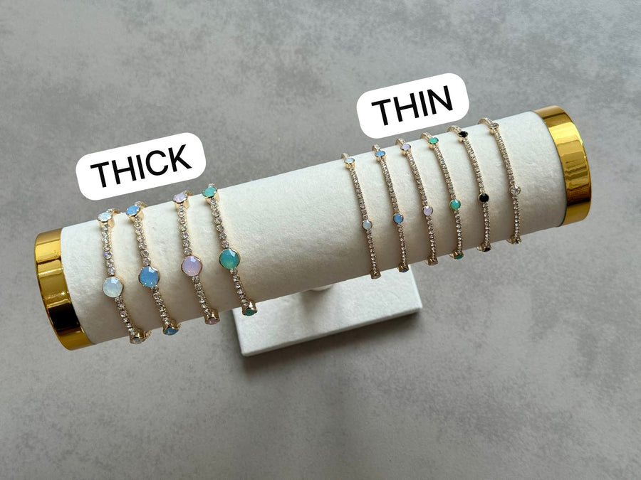 OPAL CIRCLE TENNIS BANGLE