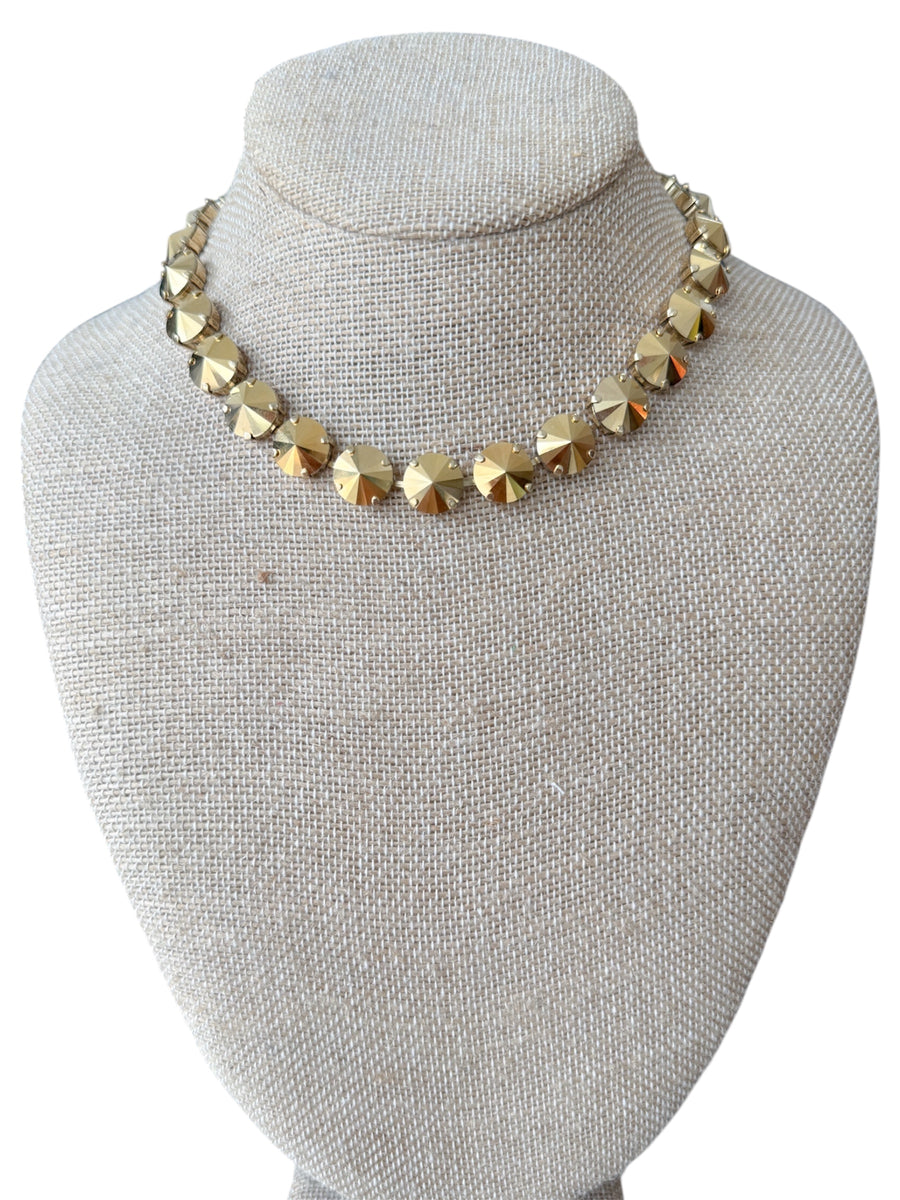 GOLD CHROME SOFIA NECKLACE