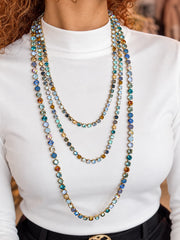 TRIPLE POP NECKLACE IN SKYLIE