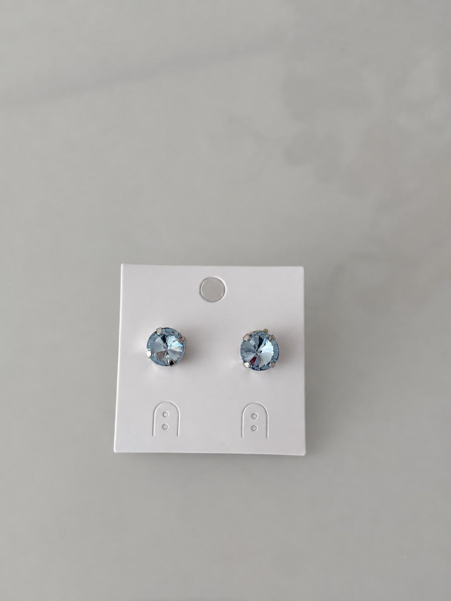 SILVER DENIM SWAROVSKI STUDS (SUD)