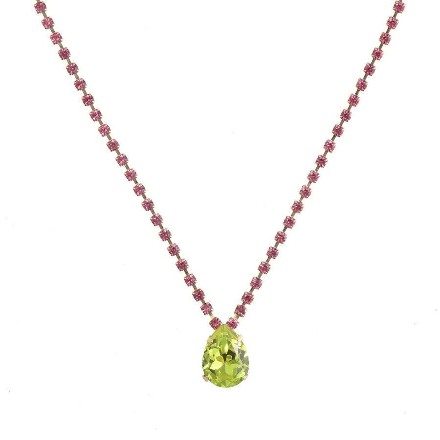 MILLI NECKLACE IN PINK CHARTREUSE