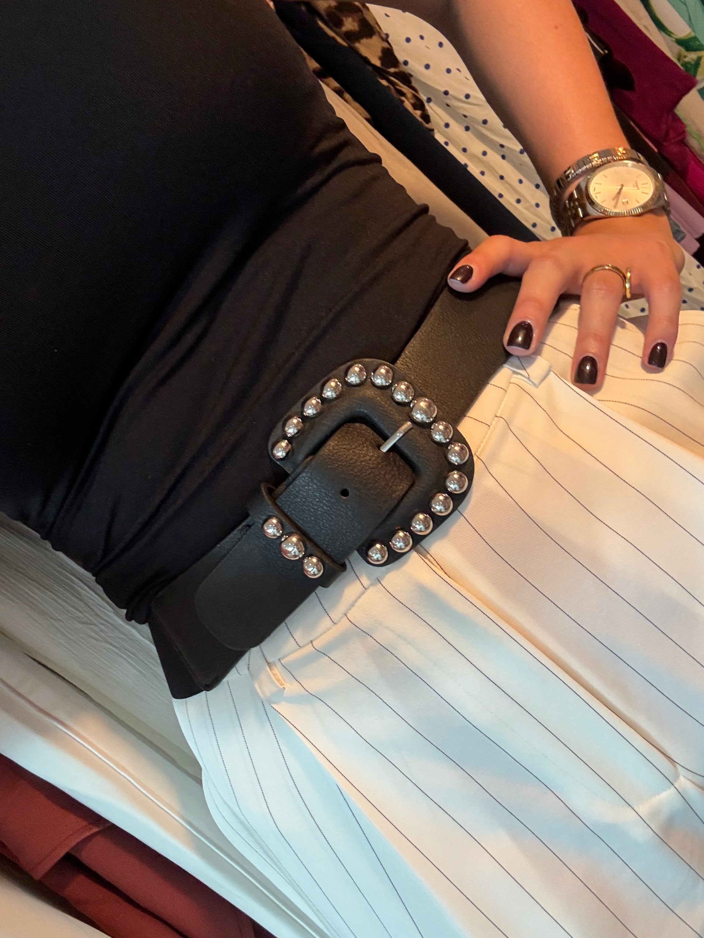 STUDDED BELT