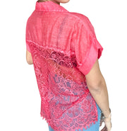 SHEER LACE TOP