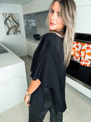 BLACK/BLACK RHINESTONES GLAM JEANS