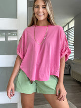 Load image into Gallery viewer, OVERSIZED STUDDED HIGH LOW TOP
