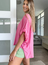 Load image into Gallery viewer, OVERSIZED STUDDED HIGH LOW TOP
