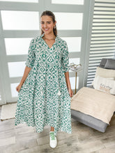 Load image into Gallery viewer, SICILY GREEN DRESS
