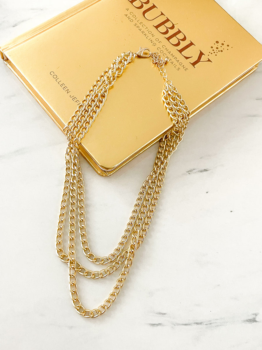TRIPLE LAYERED NECKLACE