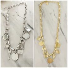Load image into Gallery viewer, KEY &amp; LOCK CHARMS NECKLACE
