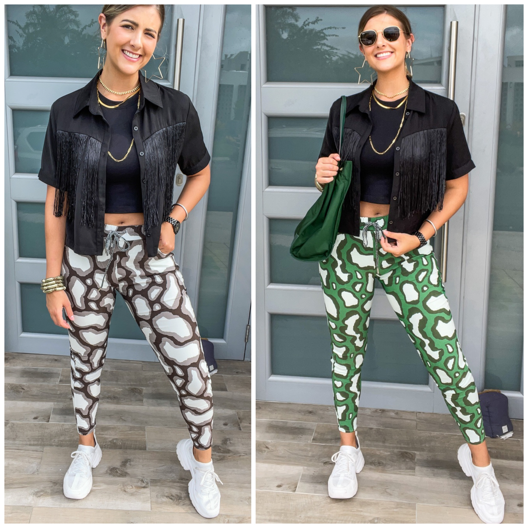 ABSTRACT ONE SIZE JOGGERS