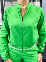 KELLY GREEN ACTIVE WEAR JACKET