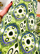 Load image into Gallery viewer, LIME GREEN/PURPLE -BLUE PRINT JOGGERS
