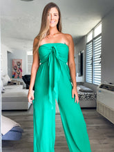 Load image into Gallery viewer, STRAPLESS GAUZE JUMPSUIT
