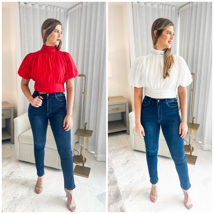 SOPHISTICATED CROP TOP