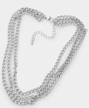 TRIPLE LAYERED NECKLACE