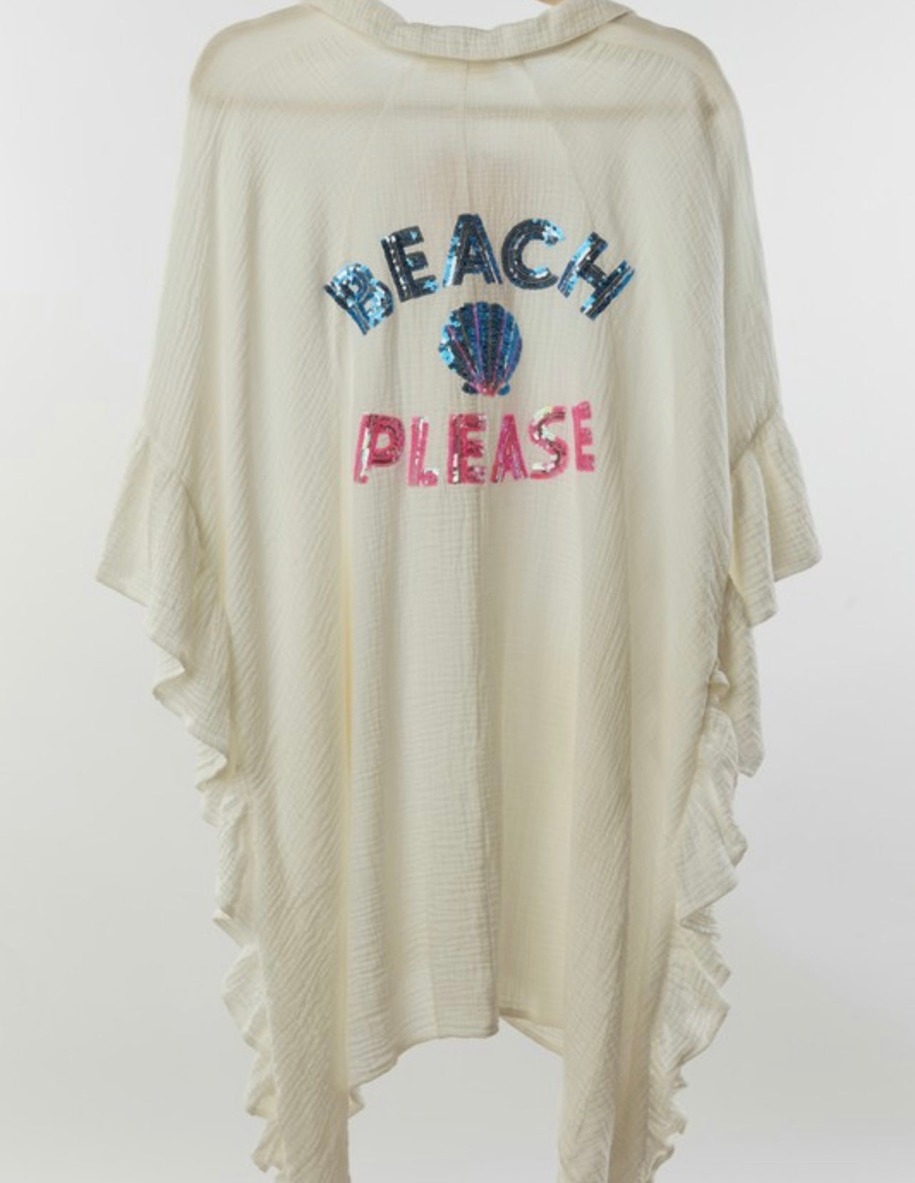 BEACH PLEASE GUAZE DRESS