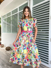 Load image into Gallery viewer, PRINT MIDI DRESS
