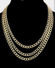 TRIPLE LAYERED NECKLACE